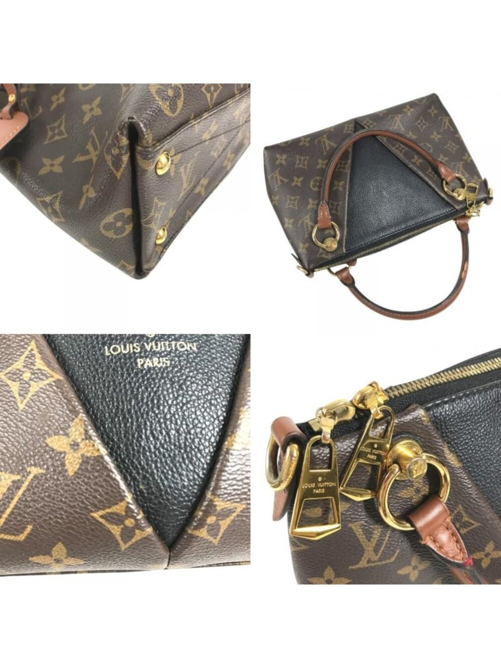Louis Vuitton Shoulder Bag Tote BB Monogram Canvas Brown - Picture 7 of 9